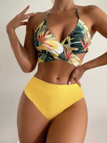 Tie Back Bikini Swimsuit