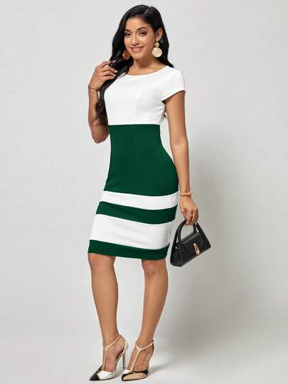 Clasi Colorblock Bodycon Dress